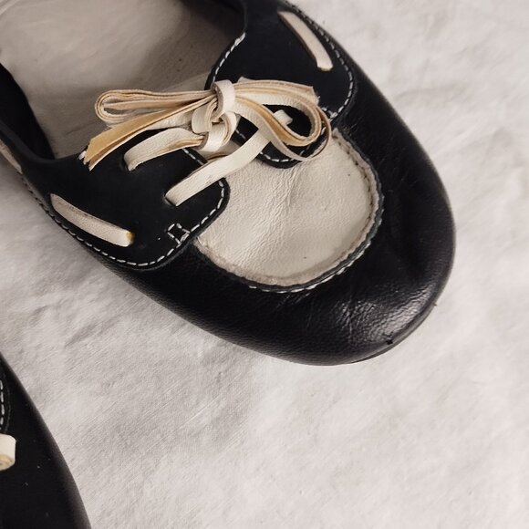 Cole Haan Black and White Loafers Size 8.5 - Picture 3 of 5